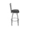 Holland Bar Stool Co OD410 Jackie Stainless Steel 30 Swivel Outdoor Bar Stool with Breeze Graphite Seat OD41030SSOD003 - alternate 3